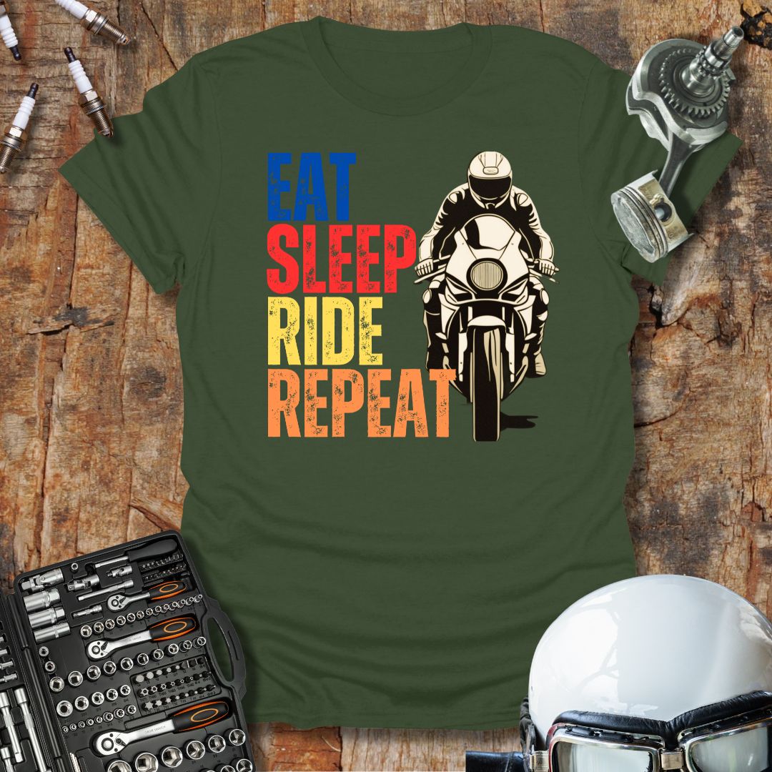 Eat Sleep Ride Repeat T-Shirt
