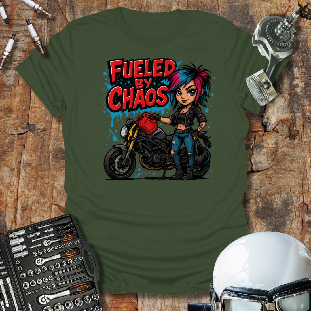 Fueled by Chaos (Female) T-Shirt