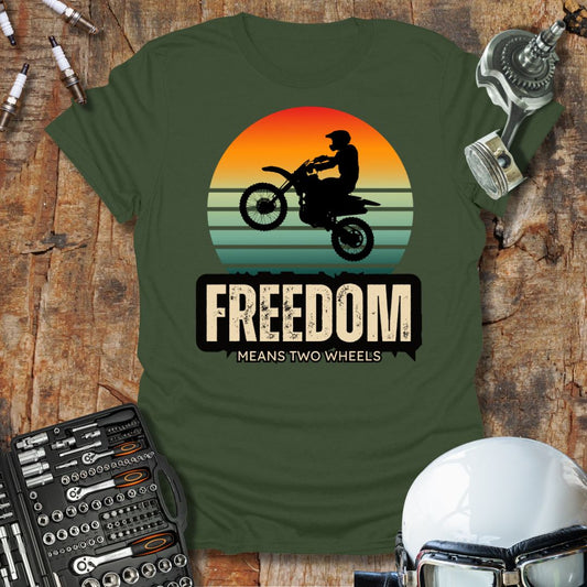 Freedom Means 2 Wheels T-Shirt