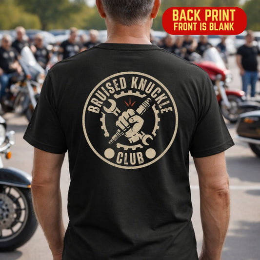Bruised Knuckle Club Back Print T-Shirt