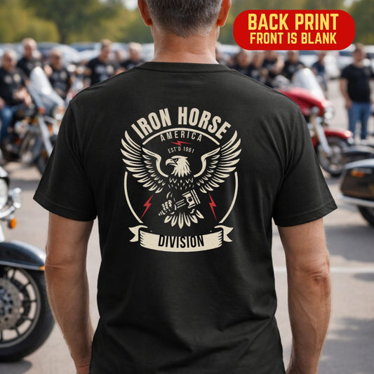 Iron Horse Division Back Print T-Shirt