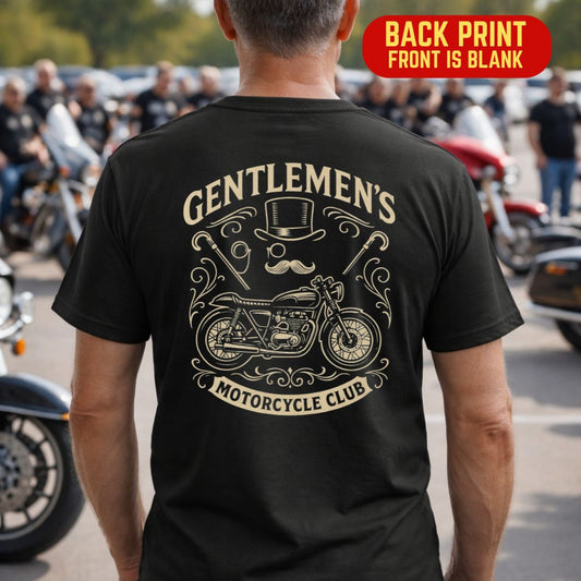 Gentlemen Back Print T-Shirt