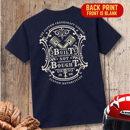 Custom Crankshaft Garage Back Print T-Shirt