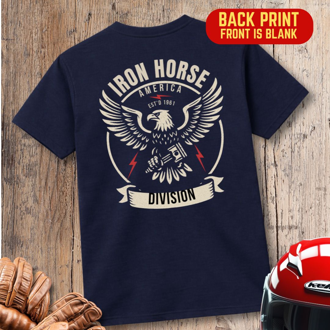 Iron Horse Division Back Print T-Shirt