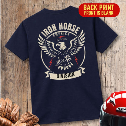 Iron Horse Division Back Print T-Shirt