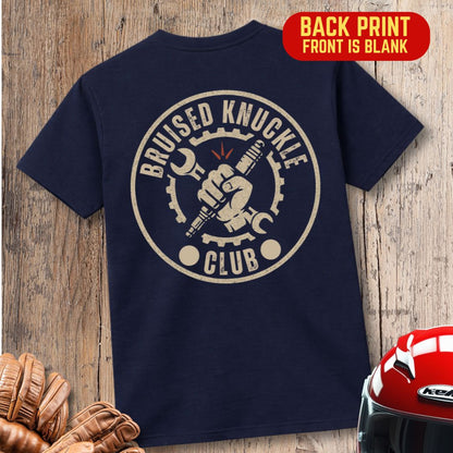 Bruised Knuckle Club Back Print T-Shirt