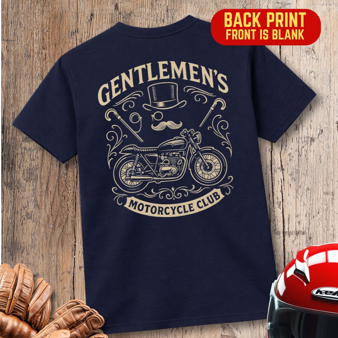 Gentlemen Back Print T-Shirt