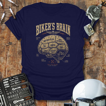 Biker's Brain (Garage Edition) T-Shirt