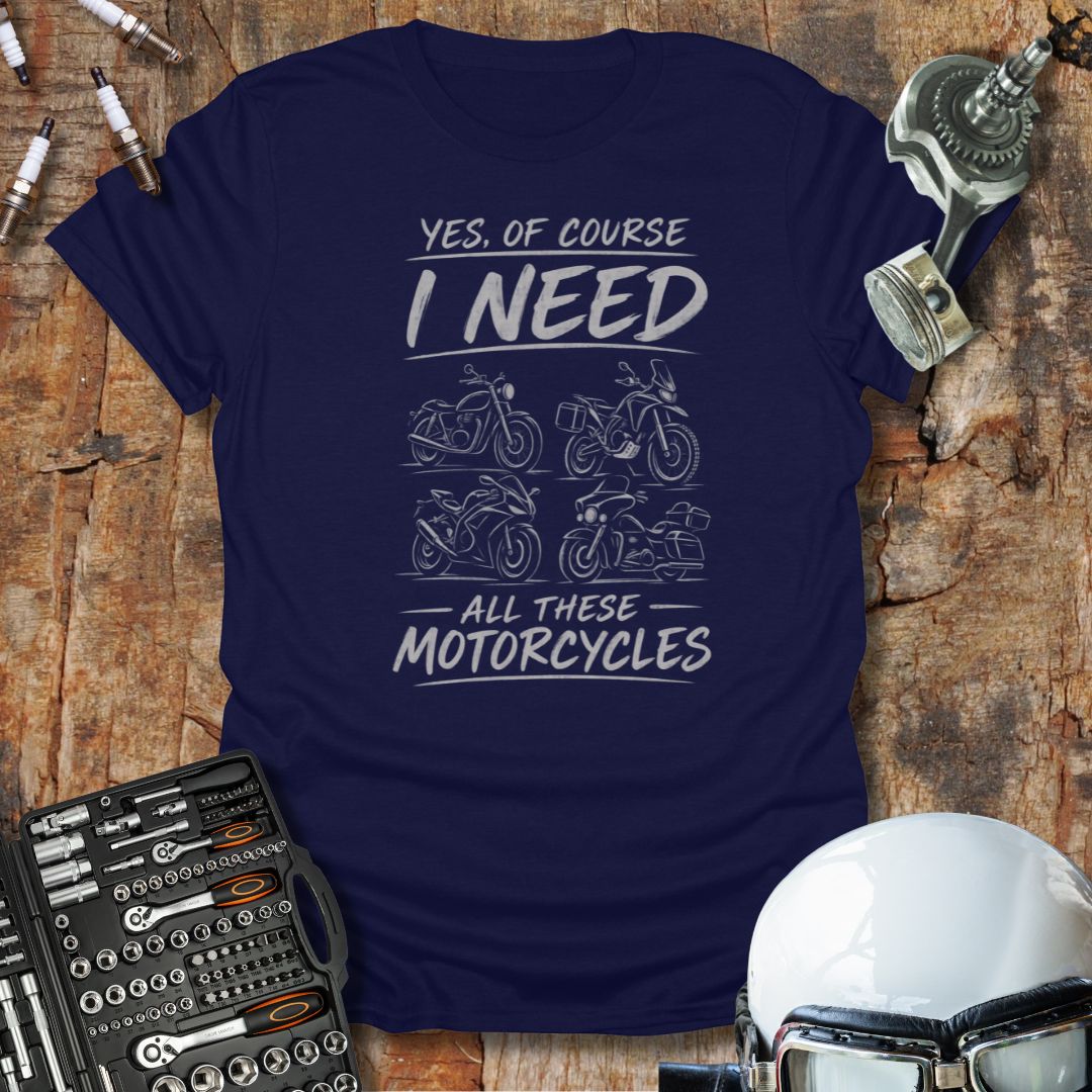 All These Motorcycles T-Shirt