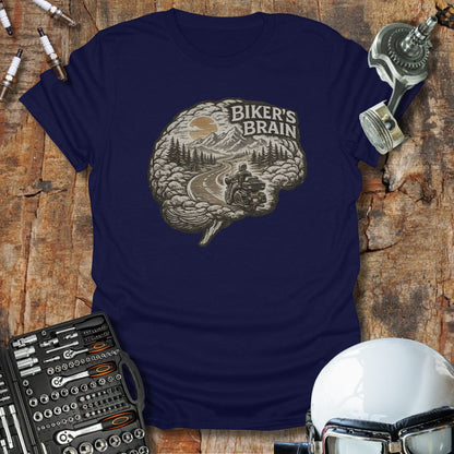 Biker's Brain (Garage Edition) T-Shirt
