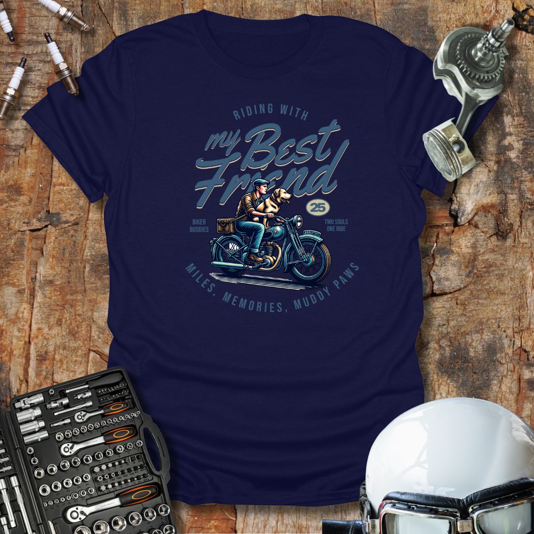 Riding with My Best Friend T-Shirt