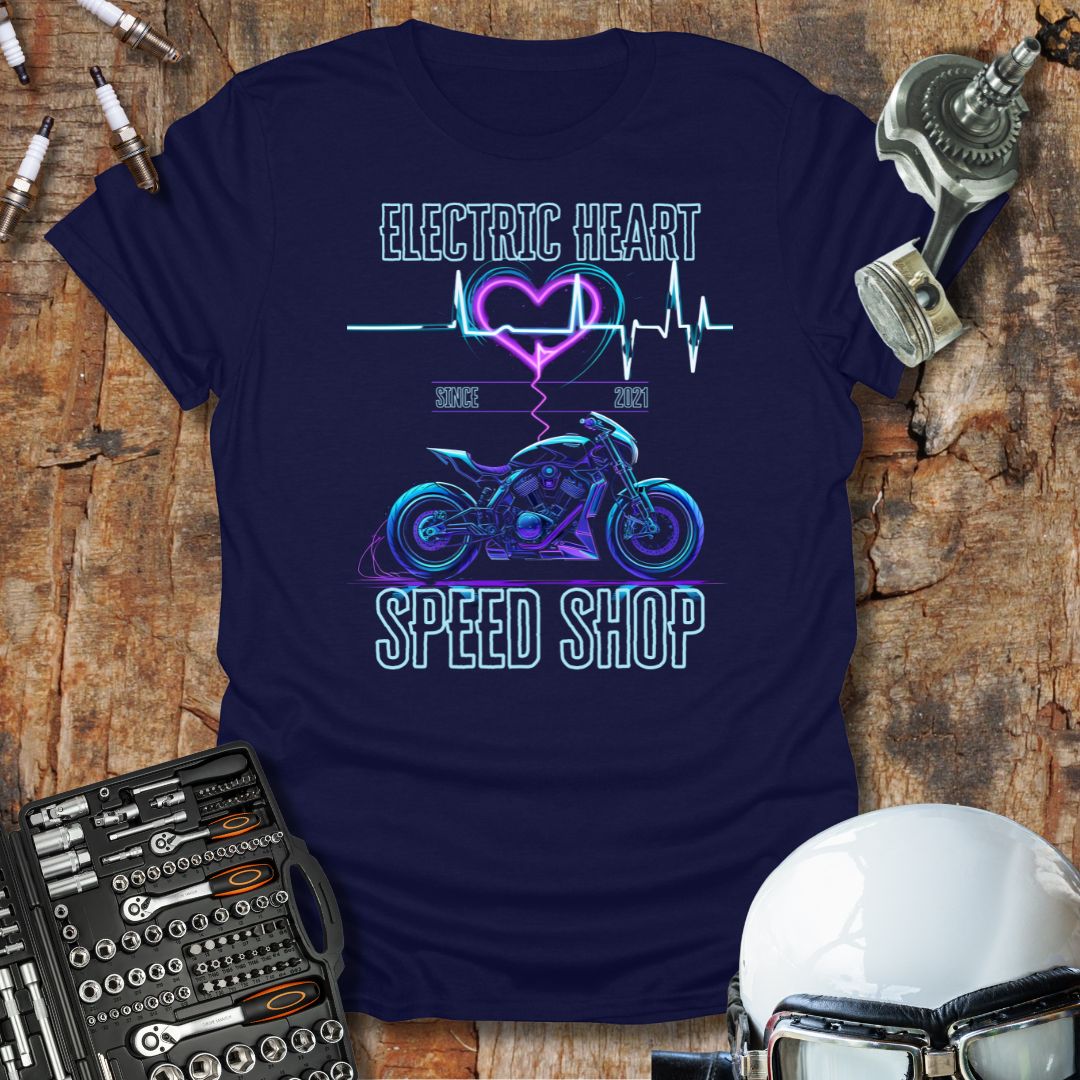 Electric Heart Speed Shop T-Shirt