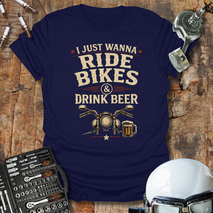 Wanna Ride Bikes T-Shirt