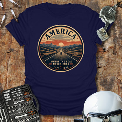 Where the Road Never Ends T-Shirt