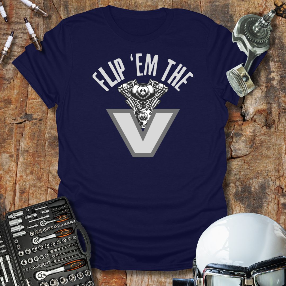 Flip 'Em The V T-Shirt