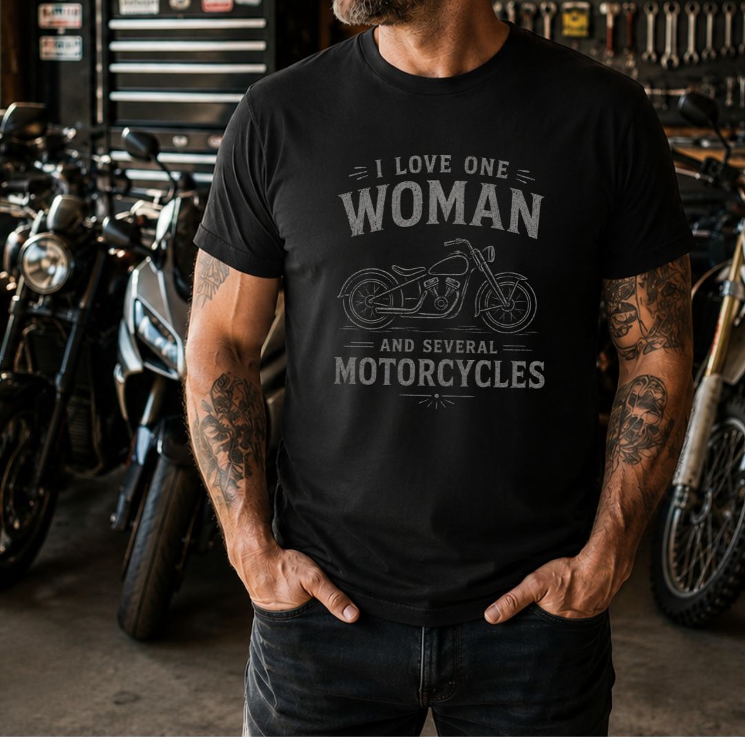 One Woman Several Motorcycles T-Shirt