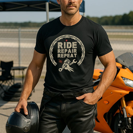 Ride, Repair, Repeat T-Shirt