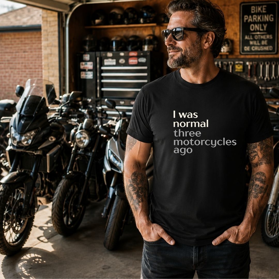 Three Motorcycles Ago T-Shirt