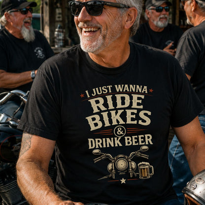 Wanna Ride Bikes T-Shirt